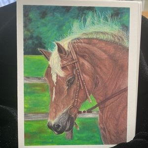 Notecards-Horse Print